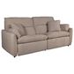 Haining Power Reclining Sofa with Power Headrests in Parchment, , large