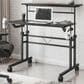 Rta Products Llc Galaxy Rolling Writing Desk in Black, , large