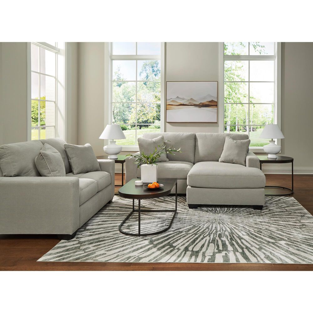 Ashley Greenbriar Stationary Loveseat in Smoke, , large