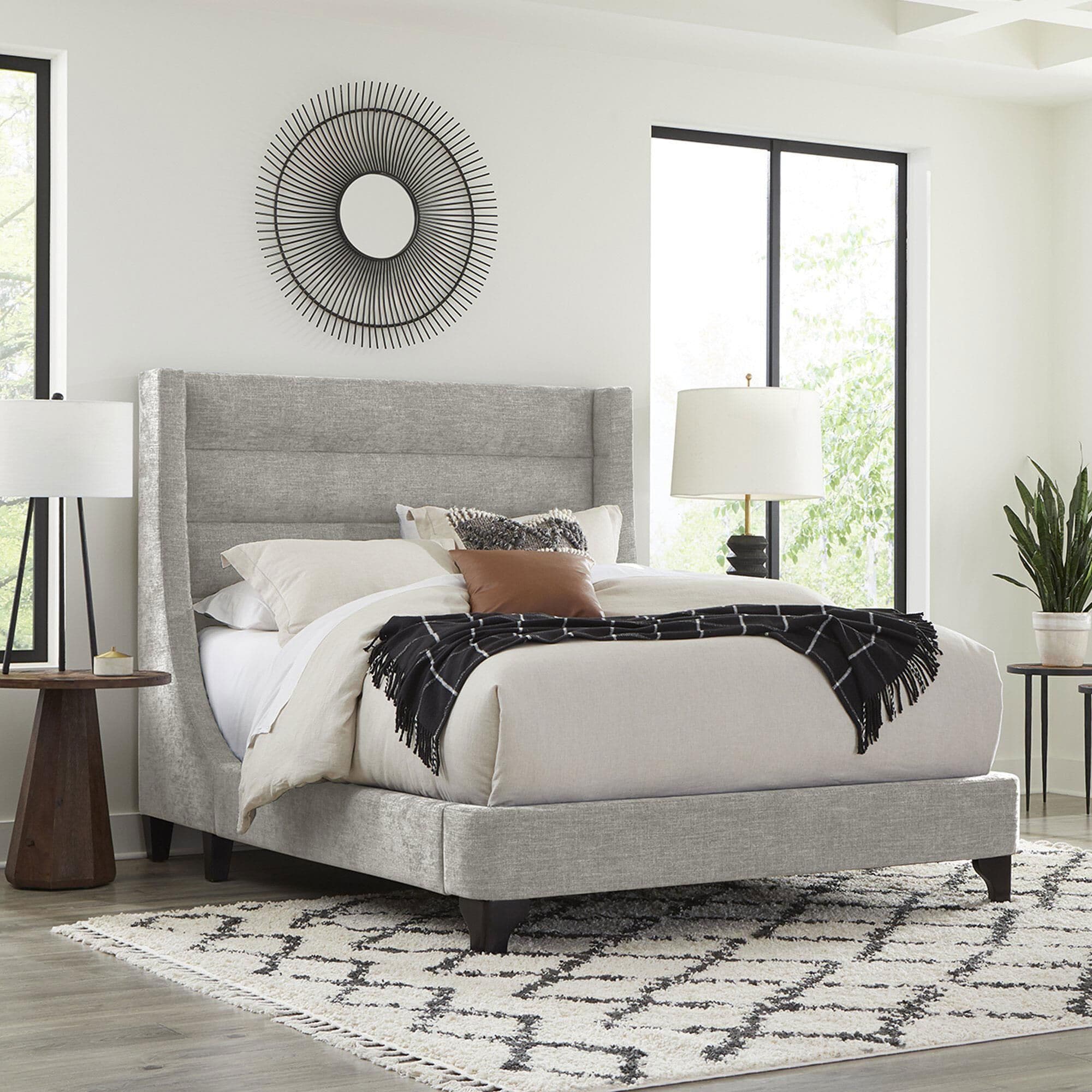 Nebraska furniture mart shop upholstered bed