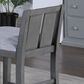 HOMLUX Counter Height Upholstered Chair in Gray (Set of 2), , large