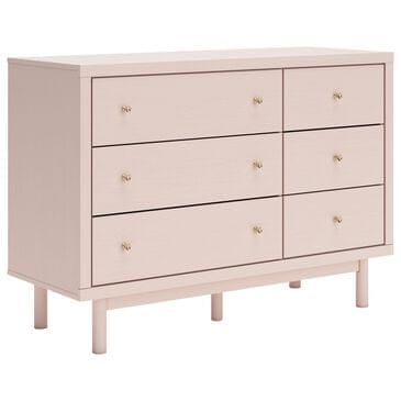 Ashley Wistenpine 6-Drawer Dresser in Blush, , large