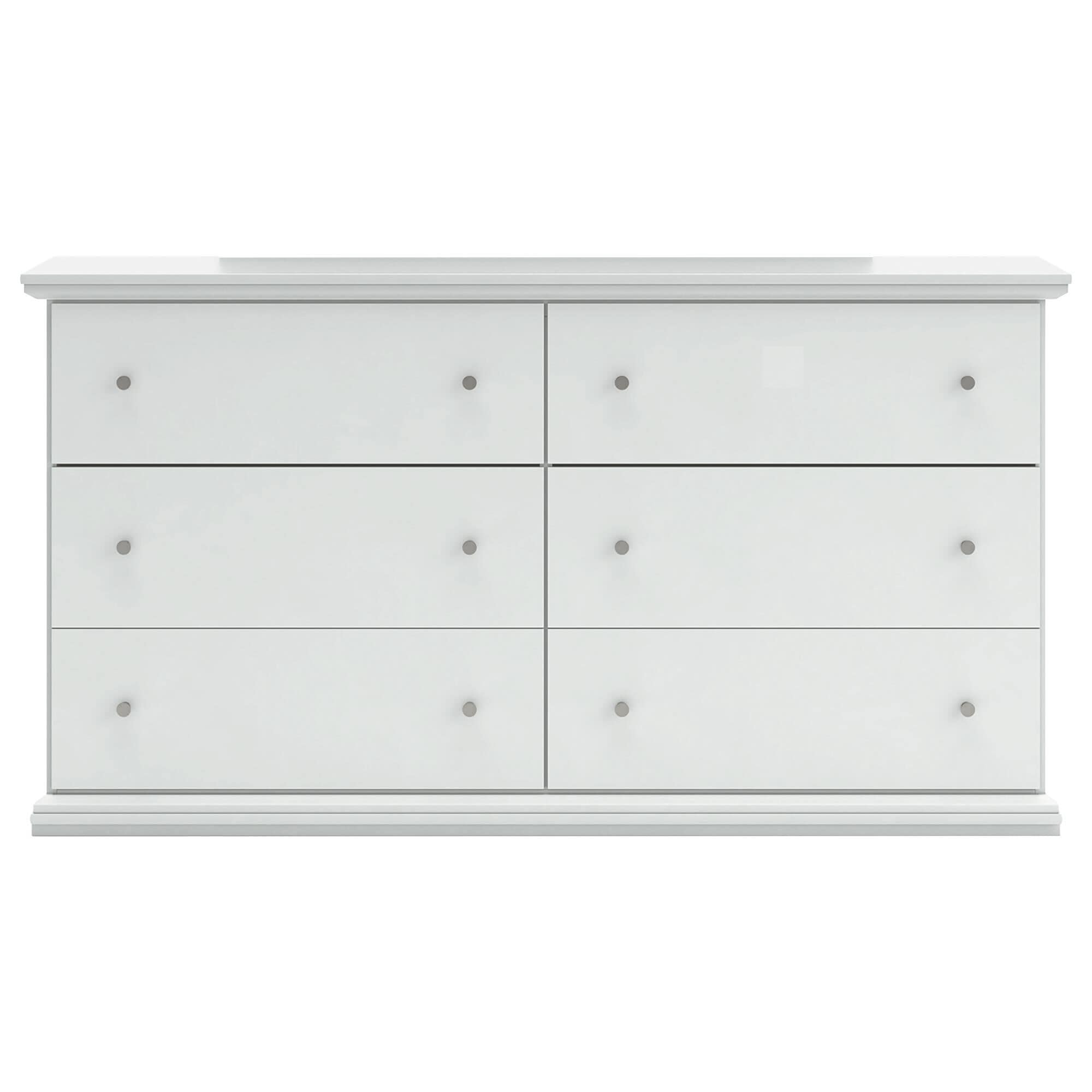 Ashley Bostwick Shoals 6-Drawer Dresser in White