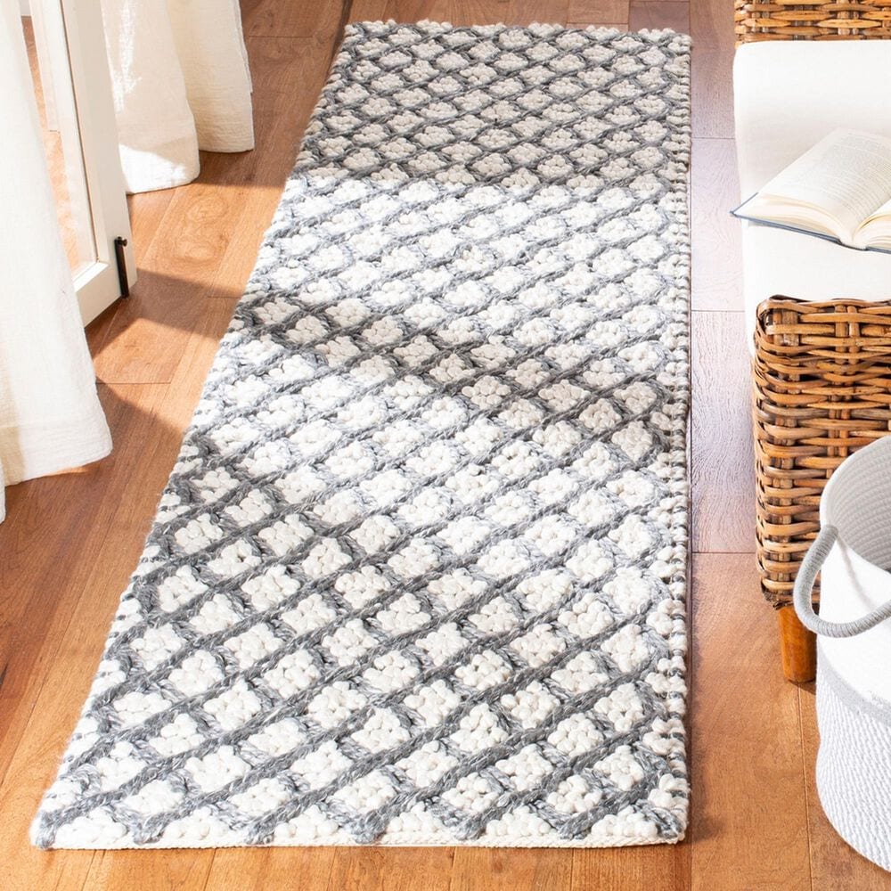 Safavieh Natura 2&#39;3&quot; x 8&#39; Grey and Beige Runner, , large
