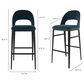 Moe"s Home Collection Roger Barstool in Teal, , large