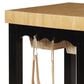 Linon Home Decor Kolton Kitchen Island in Black and Natural, , large