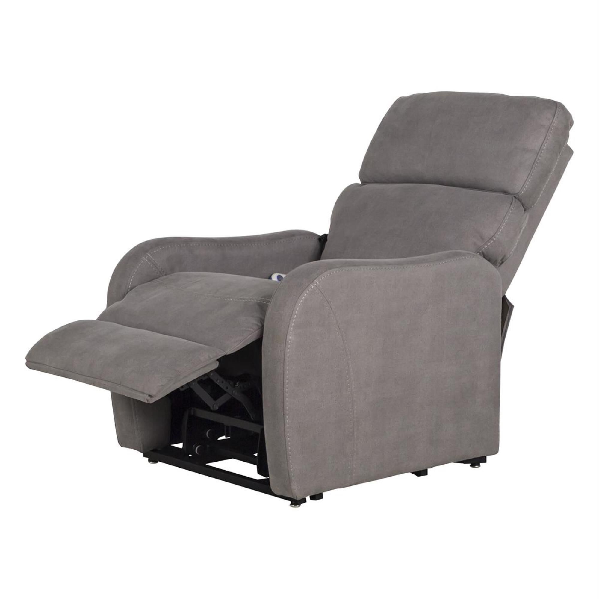 Motion Magic Lift Recliner in Stonewash Silver Nebraska