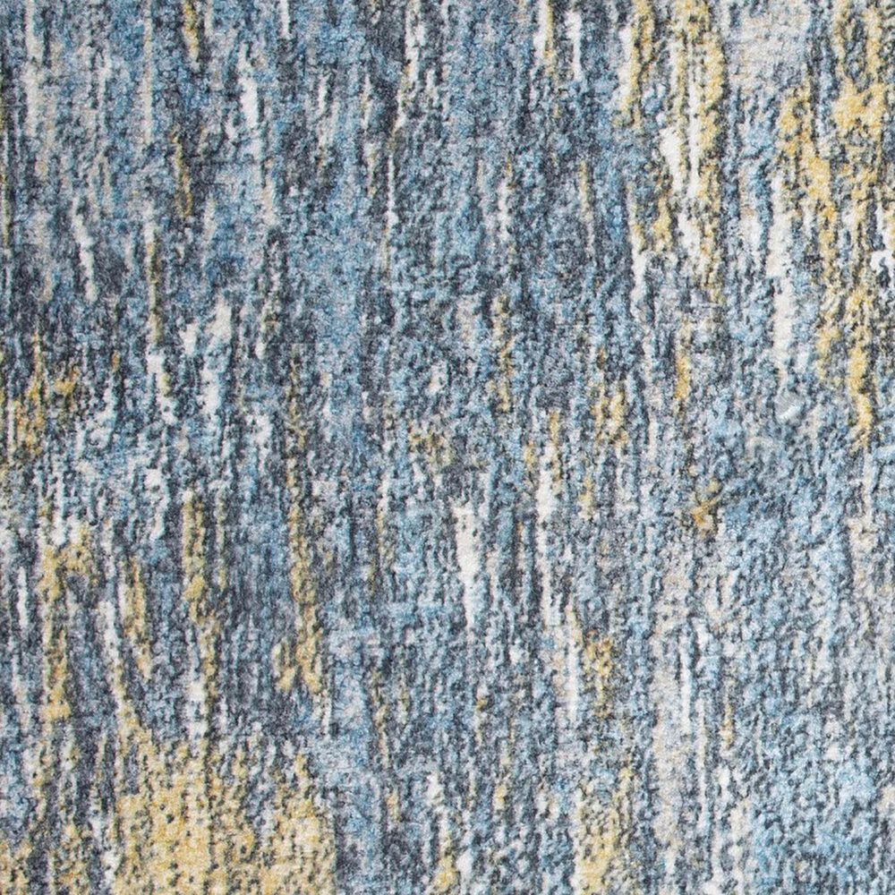 Kas Oriental Rugs Roxy Mirage 7&#39;6&quot; x 10&#39; Blue and Gold Area Rug, , large
