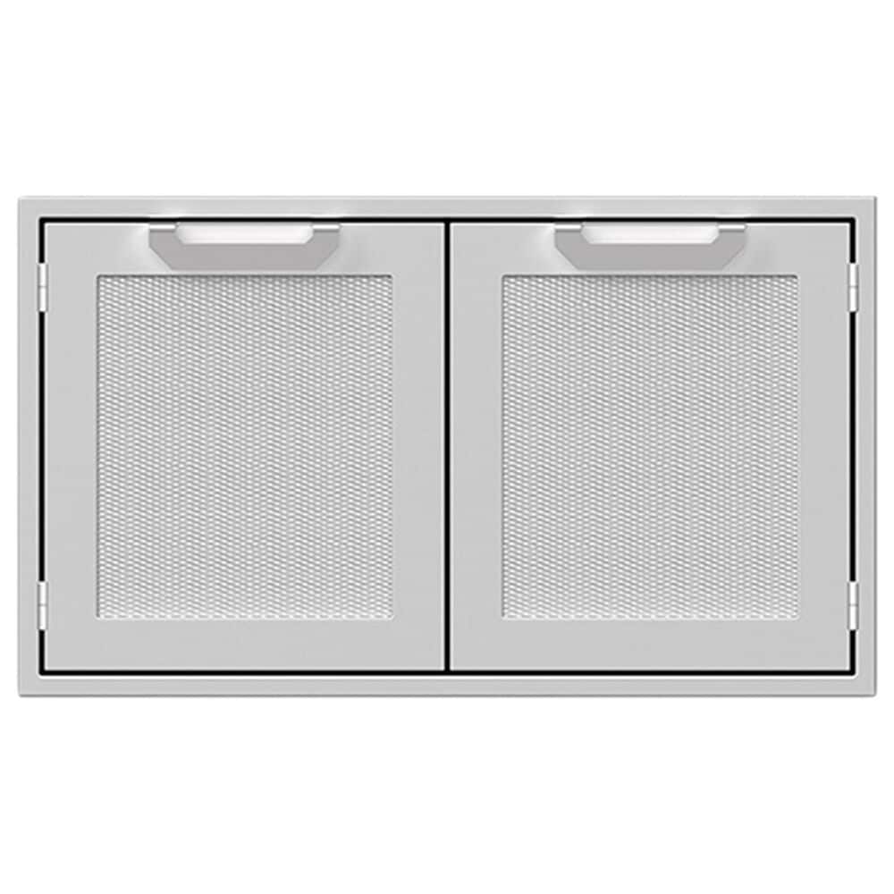Hestan 36" Double Sealed Pantry Storage Doors in Stainless Steel, , large