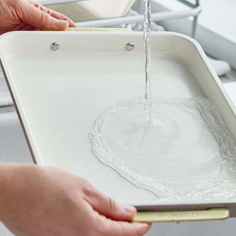 Green Pan Reserve Bakeware 13" x 9" Quarter Sheet Pan in Cream, , large