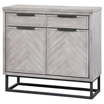 Shell Island Furniture Small Cabinet in Herringbone White Rub, , large