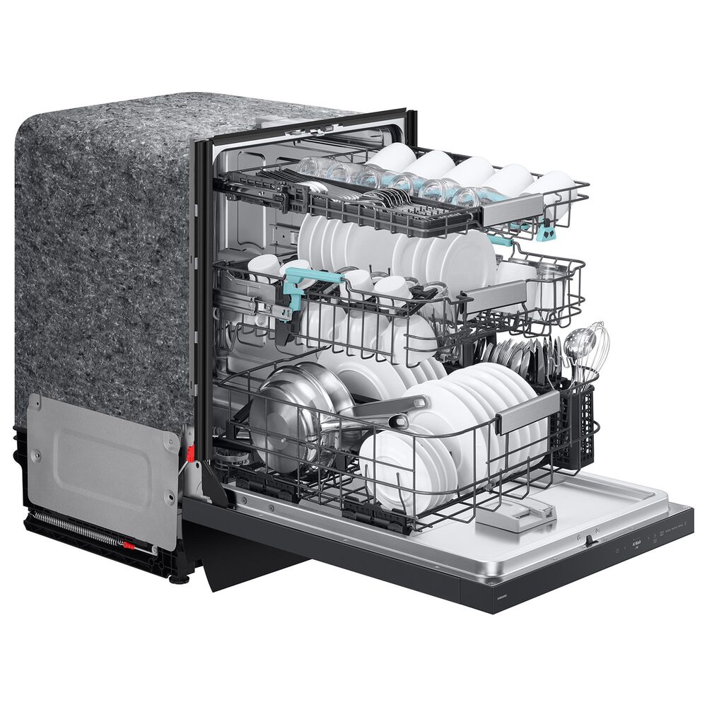 Samsung 24&quot; Bespoke Smart Dishwasher with 3rd Rack Washing System in Fingerprint Resistant Matte Black, , large