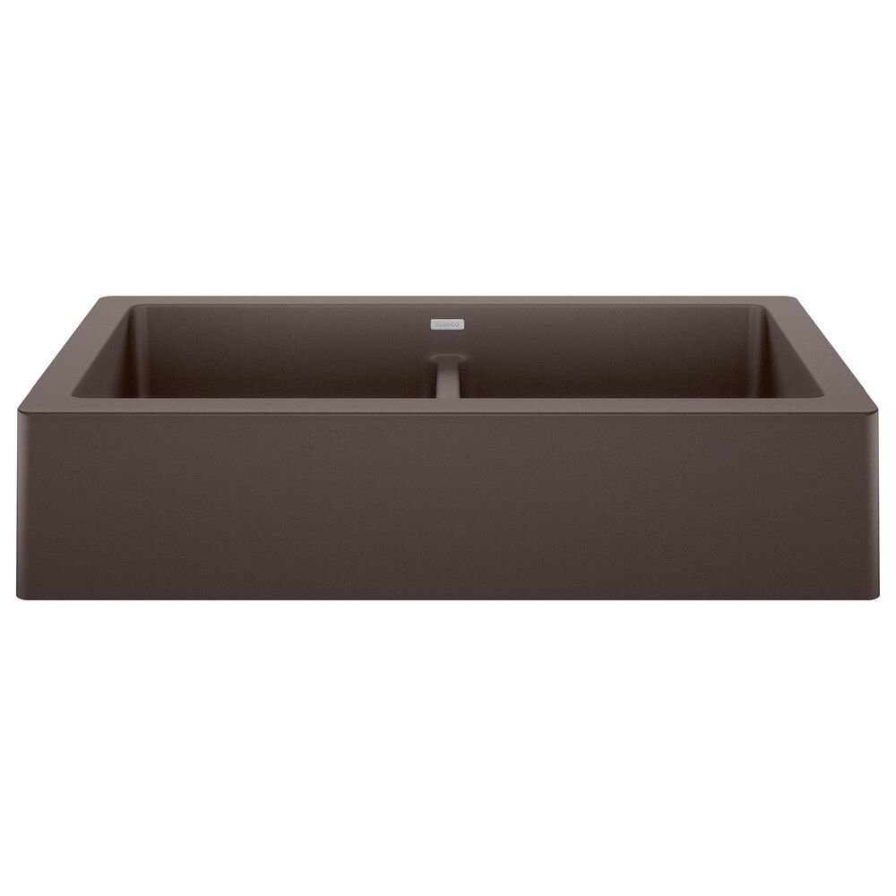 Blanco Vintera 33&quot; Equal Double Apron Farmhouse Sink in Cafe, , large