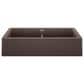 Blanco Vintera 33" Equal Double Apron Farmhouse Sink in Cafe, , large