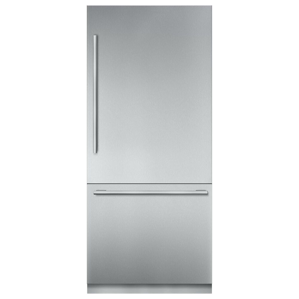 Thermador 36" Masterpiece Handle Bottom Freezer Refrigerator in Stainless Steel, , large