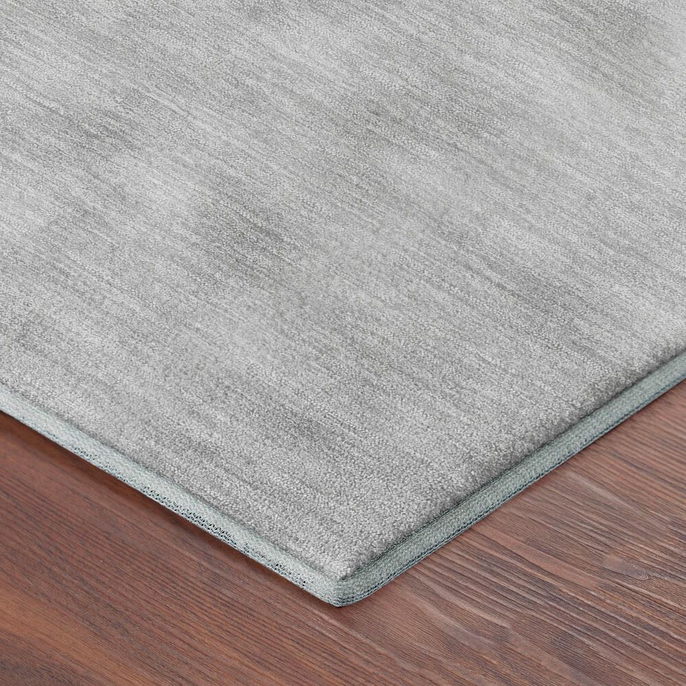 Dalyn Rug Company Soft Essentials Solid Silver 8' x 10' Area Rug, , large