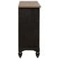 Belle Furnishings 9-Drawer Dresser in Black and Dusty Taupe, , large