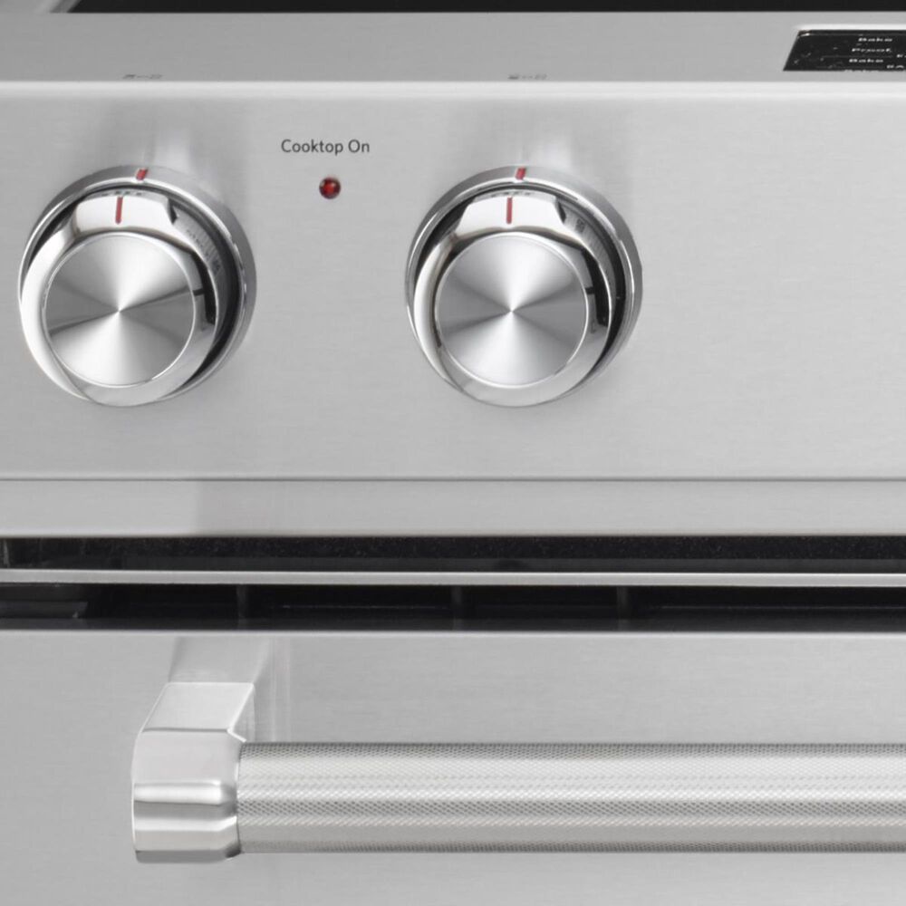 KitchenAid 30 Inch 5-Element Electric Convection Slide-In Range with Baking Drawer in Stainless Steel, , large