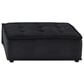 HOMLUX Anna B 4-Piece Stationary Sectional Sofa in Black Velvet, , large