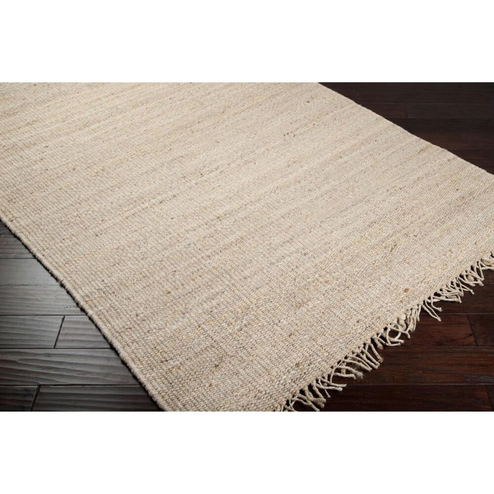 Surya Jute Bleached JUTE BLEACH 4&#39; x 6&#39; Cream Area Rug, , large