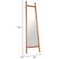 Zuo Modern Stiga Standing Floor Mirror in Natural, , large