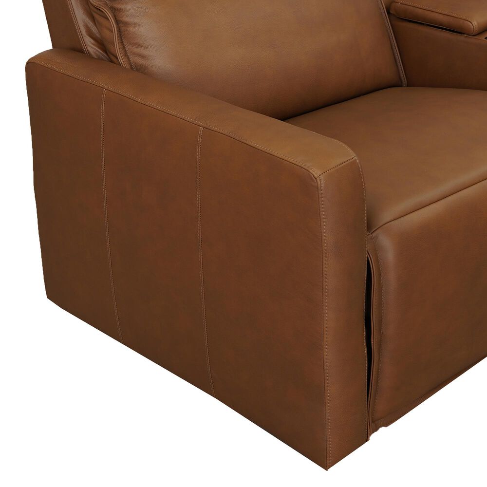 Aurora Furnishings Malta Power Zero Gravity Reclining Loveseat with Vibration in Bourbon, , large