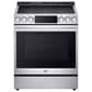 LG Studio 6.3 Cu. Ft. Slide-In Electric Induction Range in Stainless Steel, , large