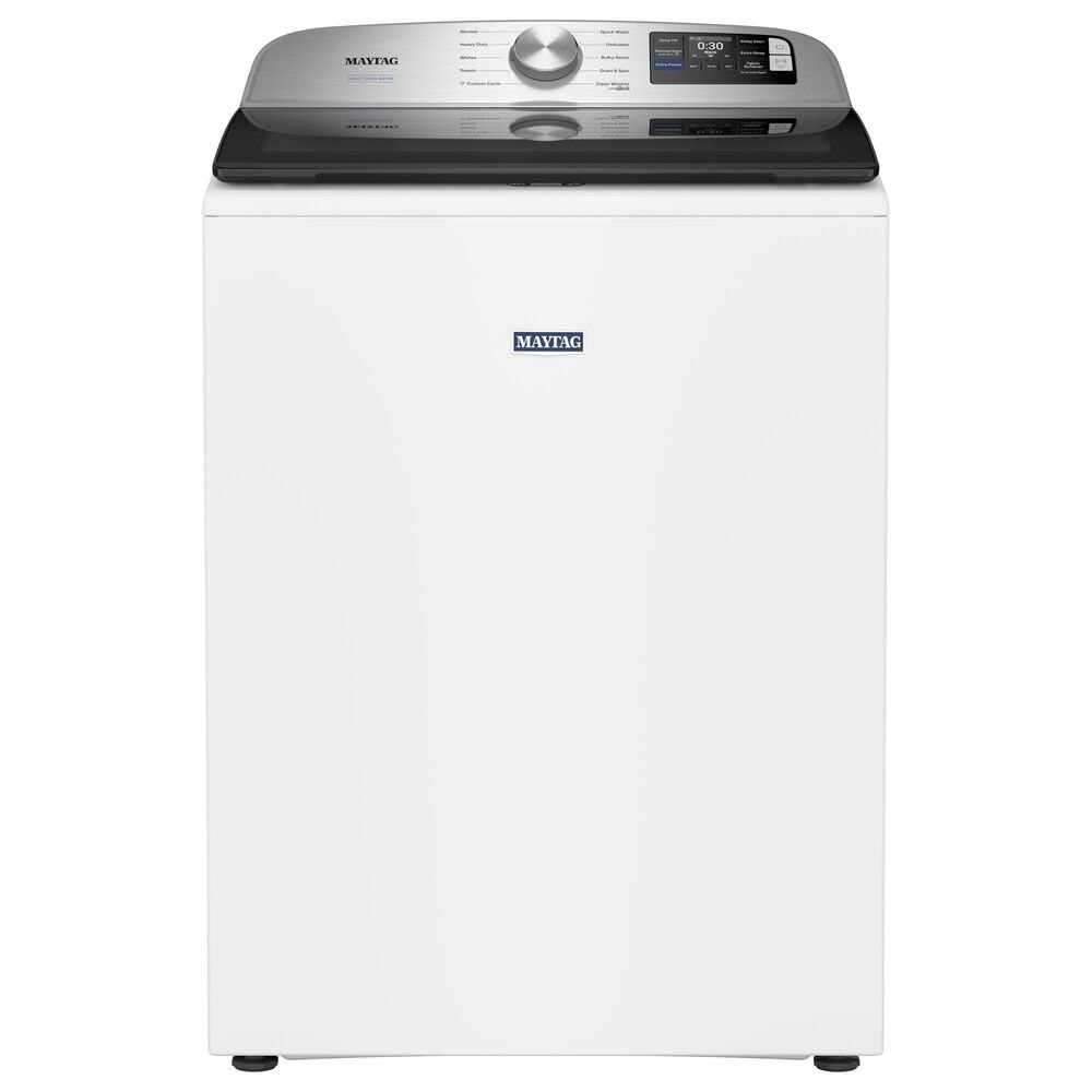 Maytag 5.2 Cu. Ft. Top Load Agitator Washer in White, , large