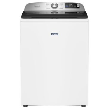 Maytag 5.2 Cu. Ft. Top Load Agitator Washer in White, , large