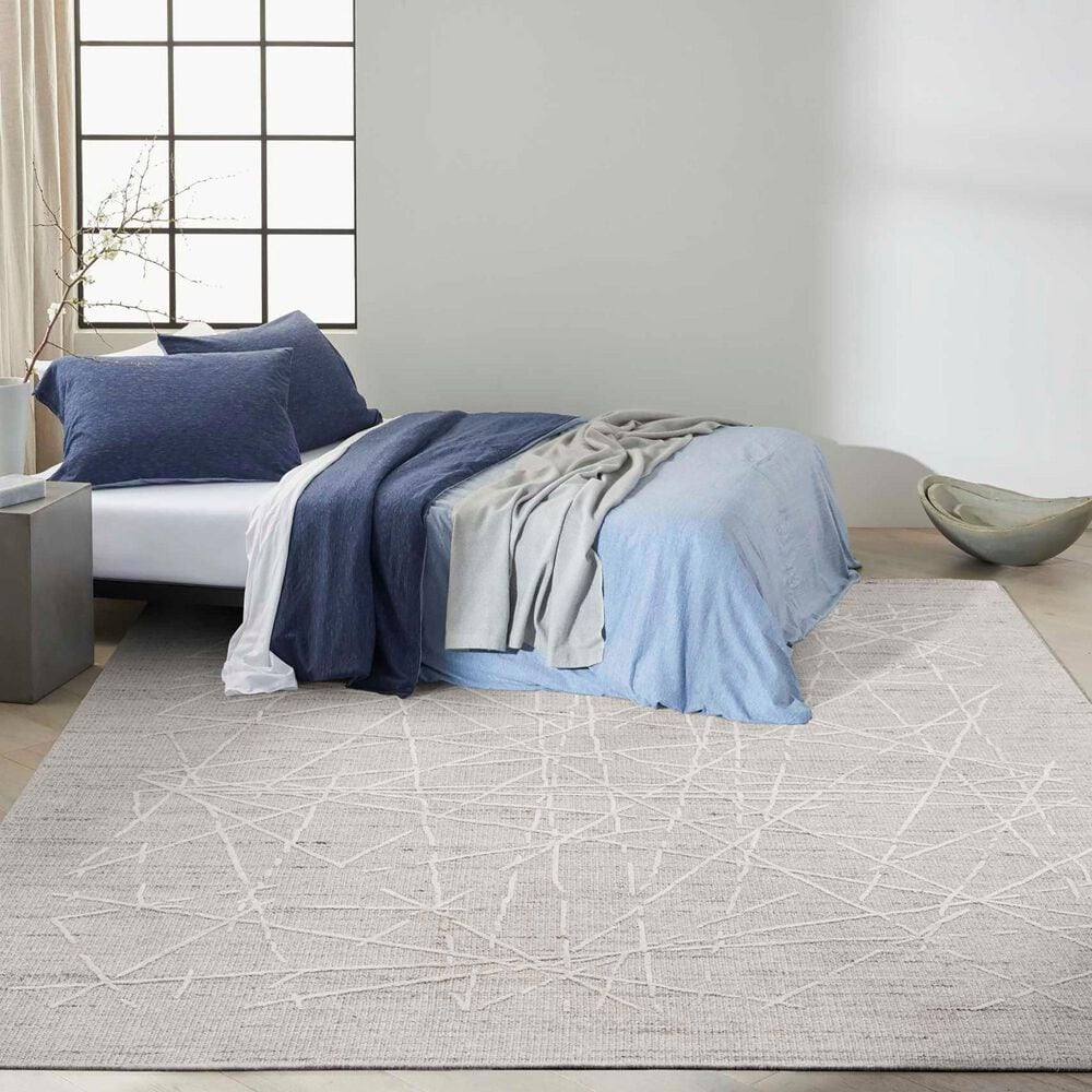Nourison Wander 8&#39;6&quot; x 11&#39;6&quot; Grey Area Rug, , large