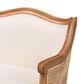 Baxton Studio Sylvestra Accent Chair with Honey Oak Frame in Beige, , large