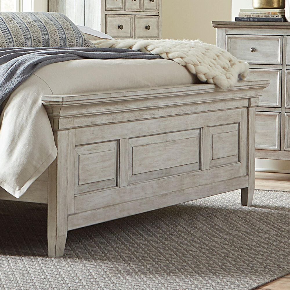 Belle Furnishings Heartland Queen Panel Bed in Antique White, , large