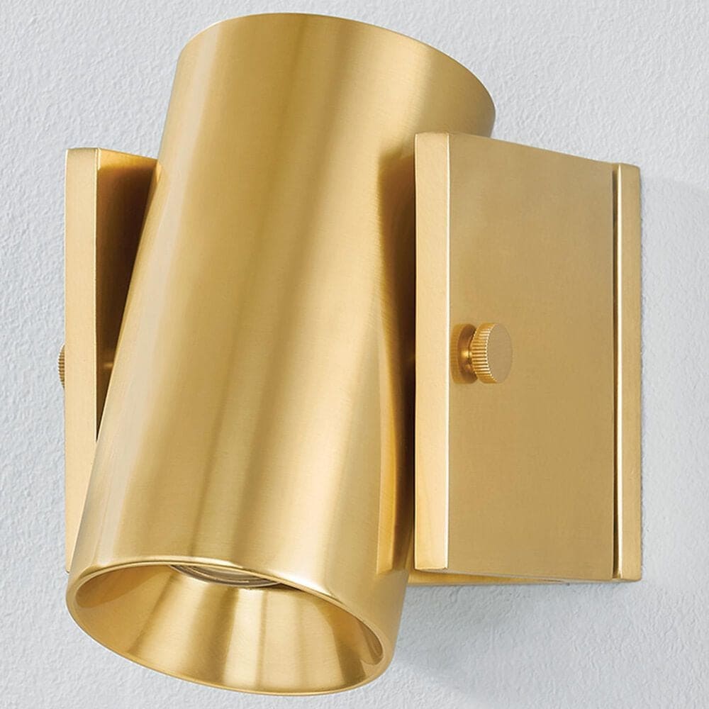 Hudson Valley Lighting Nowra 1-Light Wall Sconce in Aged Brass, , large