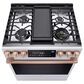 LG Studio 30" Smart Slide-in Gas Range with  Air Fry and Convection in Essence White, , large