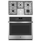 GE Appliances 2-Piece Kitchen Package with 30" Smart Built-In Single Wall Oven and 36" Gas Cooktop in Stainless Steel, , large