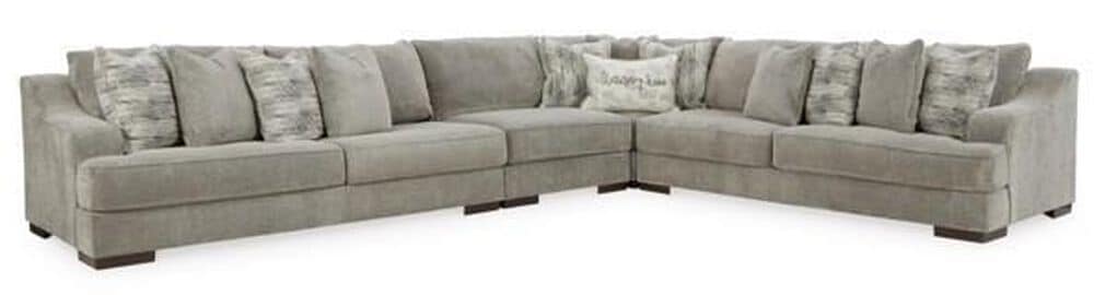 Ashley Bayless 4- Piece Sectional in Bayless Smoke, , large