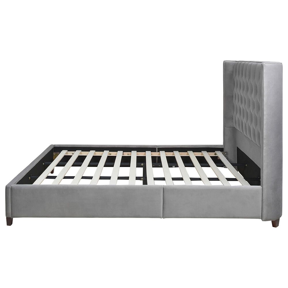 Jennifer Taylor Home Manhattan King Platform Bed in Opal Grey, , large