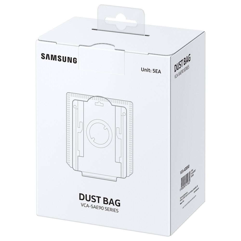 Samsung 5-Pack Clean Station Dust Bag in White, , large