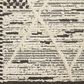 Loloi II Fabian FAB-03 7"10" Square Charcoal and Ivory Area Rug, , large