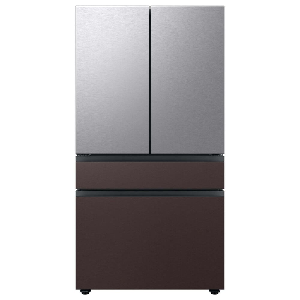 Samsung Bespoke Bespoke 4-Door French Door Refrigerator Top Panel in Stainless Steel, , large
