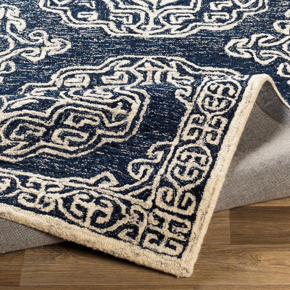 Surya Granada 9&#39;9&quot; x 13&#39;9&quot; Gray, Light Blue, Beige, Navy and Charcoal Area Rug, , large