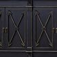 Rustic Root Classic Callison X-Door Console in Golden Black, , large