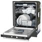 Forno Romano 24" Built-In Dishwasher with 49 dBA in Black, , large