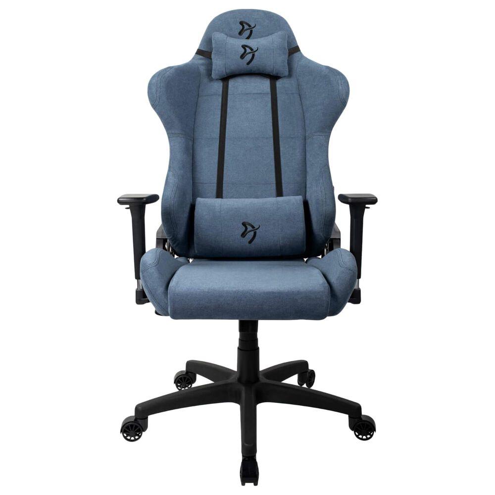 Arozzi Toretta Premium Soft Fabric Ergonomic Computer Gaming/Office Chair with High Backrest, Recliner, Swivel, Tilt, Rocker, Adjustable Height and Adjustable Lumbar and Neck Support - Blue, , large