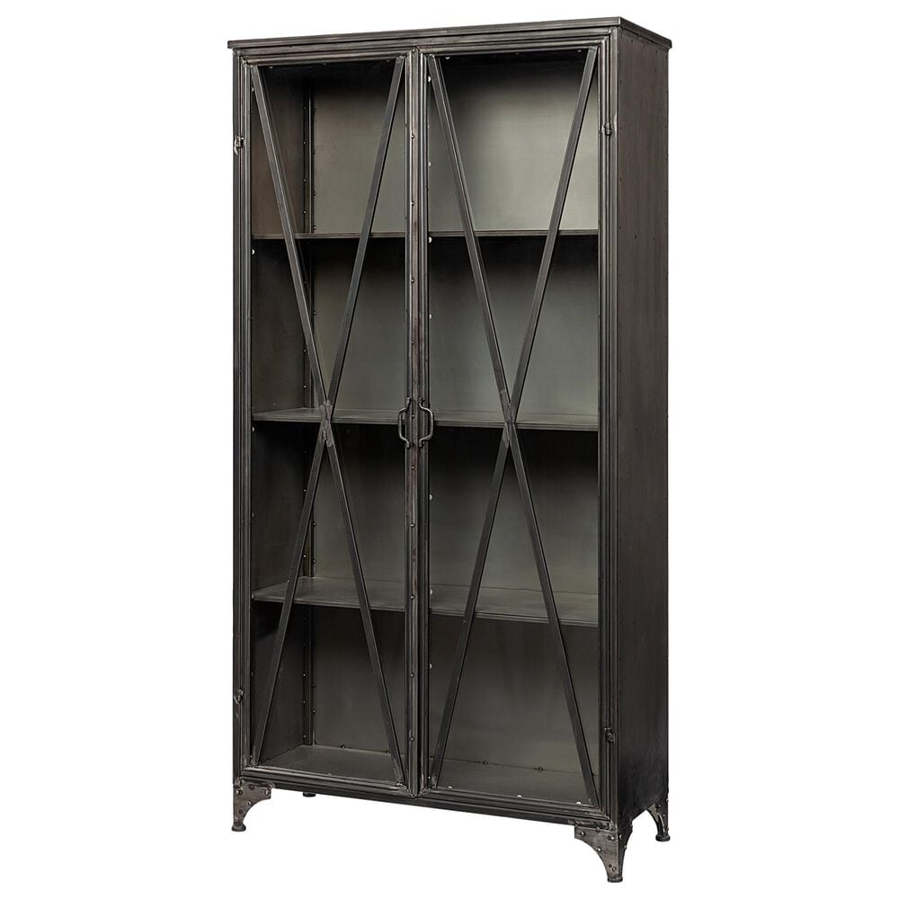 Mercana Poppy II 2-Door Display Cabinet, , large