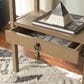Safavieh Haven Low Drawer End Table in Desert Brown, , large