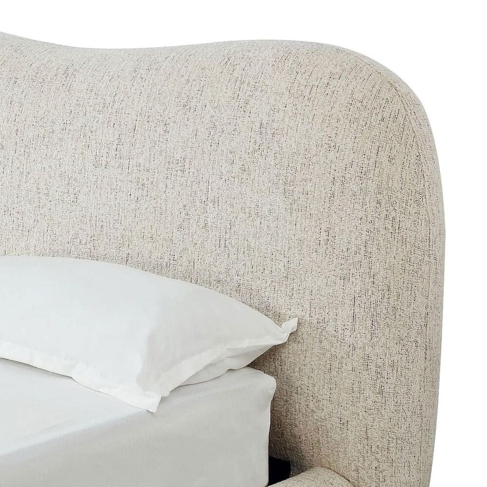 37B Anansi Afra Eastern King Upholstered Platform Bed in Chinchilla, , large
