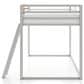 Furniture of America Haven Twin Loft Bed in Gray and Gold, , large