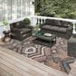 Dalyn Rug Company Sedona 10" x 14" Bison Indoor/Outdoor Area Performance Rug, , large