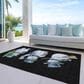 Dalyn Rug Company Wonderland WN34 Black 5" x 7"6" Area Rug, , large